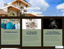 Tablet Screenshot of burnsvilletowncenter.com
